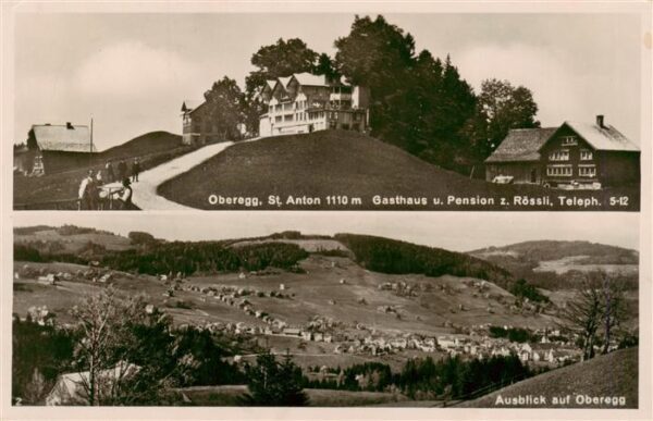 Oberegg IR Gasthaus Pension zum Rössli Panorama
