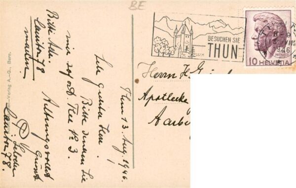Thun BE Alte Schleusenbrücke – Bild 2