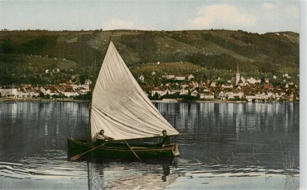 Zug  ZG Partie am Zugersee Segelboot