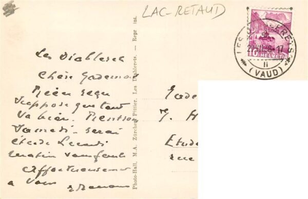 Lac Retaud Ormont-Dessous VD et le Scex Rouge – Bild 2