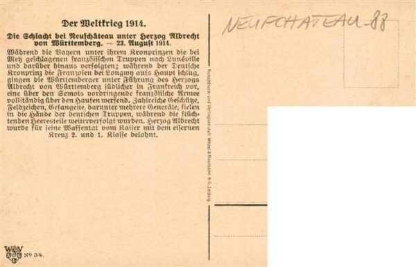 Neufchateau 88 Vosges Die Schlacht bei Neufchateau unter Herz – Bild 2