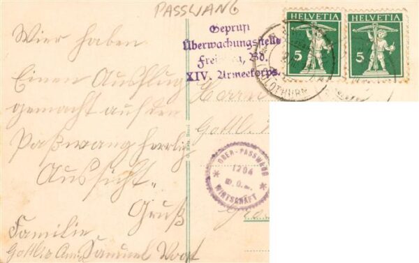 Passwang Balsthal SO Alpenpanorama vom Passwang Wirtschaft A – Bild 2