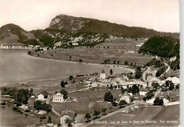 L Abbaye  VD Lac de Joux et Dent de Vaulion vue aéri