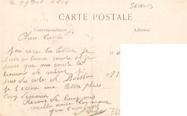 Senlis 60 Oise La gare de Senlis apres le bombardement – Bild 2