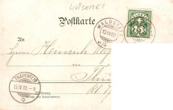 Appenzeller Land IR Käserei V. Tobler Künstlerkarte – Bild 2