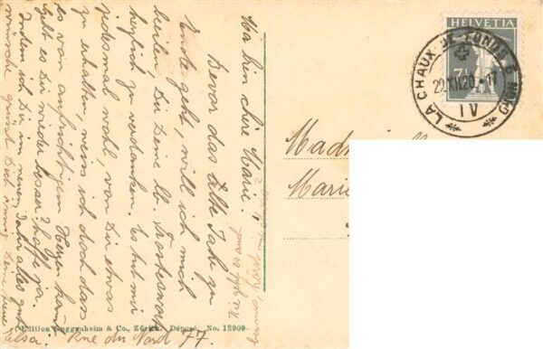 La Chaux-de-Fonds NE Rue Léopold Robert Bonne année Neujahrs – Bild 2