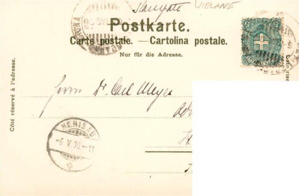 Locarno Lago Maggiore TI Chiesa San Vittore Wielandt Künstlerkar – Bild 2