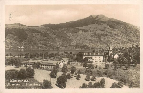 Zugersee Zug ZG Panorama Missionshaus Zugerberg