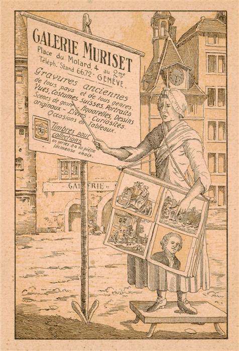 Geneve GE Galerie Muriset Künstlerkarte