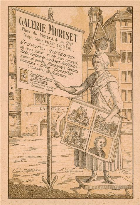 Geneve GE Galerie Muriset Künstlerkarte
