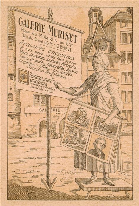 Geneve GE Galerie Muriset Künstlerkarte