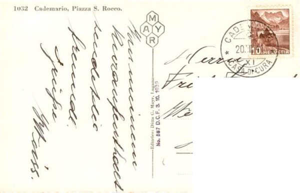 Cademario TI Piazza San Rocco – Bild 2