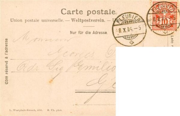 Fleurier NE Vue générale – Bild 2