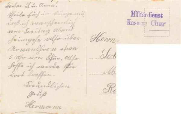 Chur GR Soldaten Foto – Bild 2