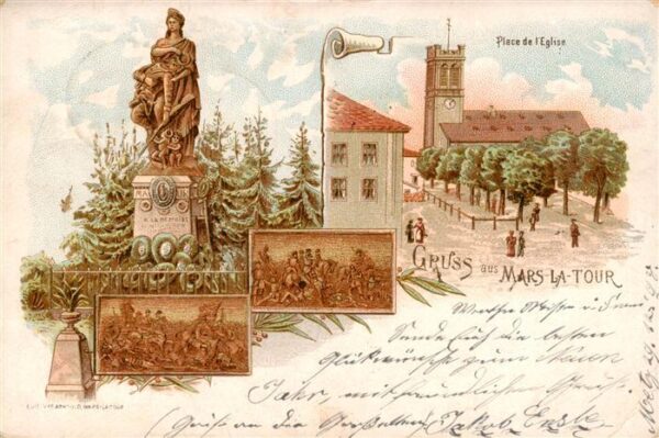 Mars-la-Tour 54 Meurthe-et-Moselle Place de l’Eglise Statue