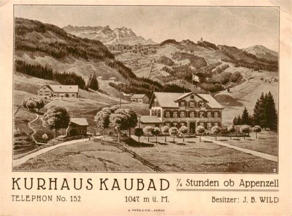 Appenzell IR Kurhaus Kaubad Panorama