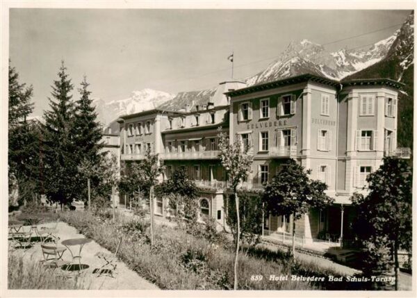 Tarasp Schuls Scuol GR Hotel Belvedere