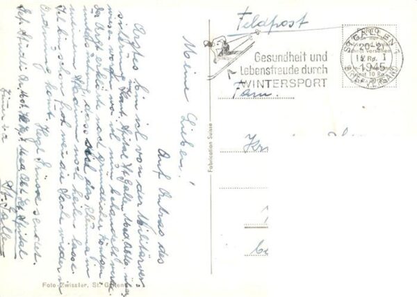 St Gallen SG Kantonsspital Feldpost – Bild 2