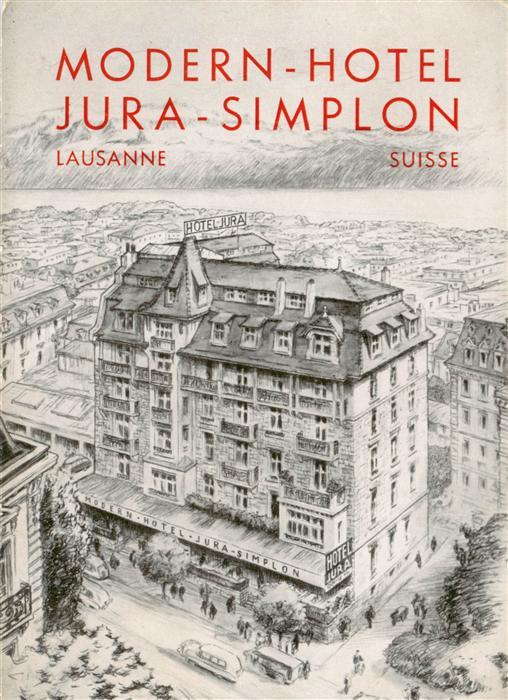 Lausanne VD Modern Hotel Jura Simplon
