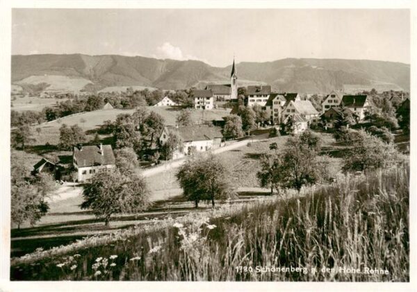 Schoenenberg ZH Panorama mit Hohe Rohne
