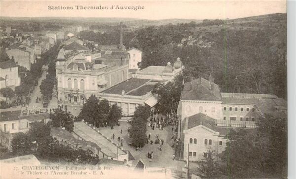 Chatelguyon 63 Puy-de-Dome Stations Thermales d Auvergne Panorama