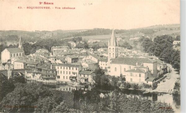 Roquecourbe 81 Tarn Vue générale