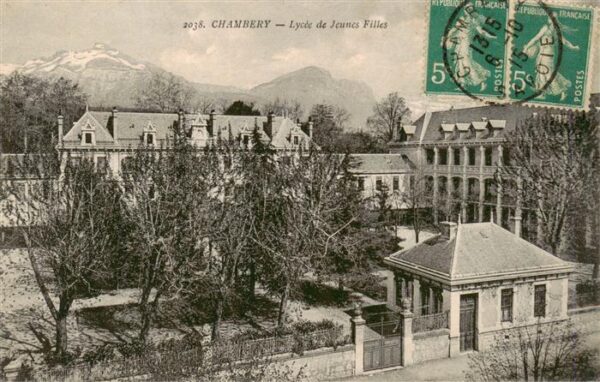 Chambery 73 Savoie Lycée de Jeunes Filles