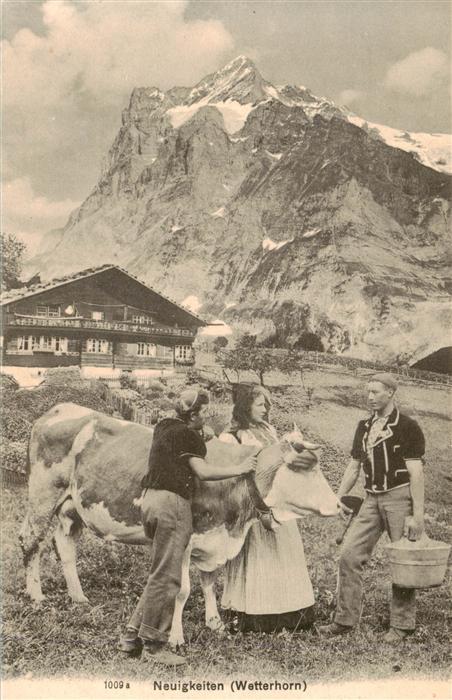 Wetterhorn 3236m Lauterbrunnen BE Bergbauern