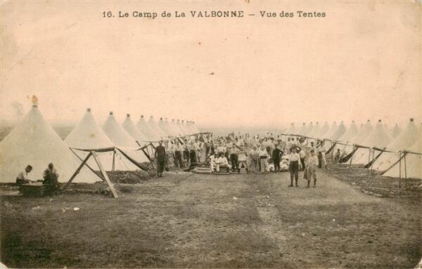 Valbonne La Camp Militaire 01 Ain Vue des Tentes