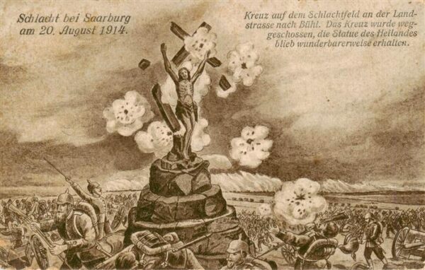 Saarburg Lothringen Sarrebourg 57 Mosell Schlacht am 20. August 1914 Statue des