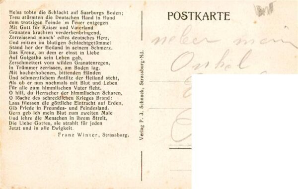Saarburg Lothringen Sarrebourg 57 Mosell Schlacht am 20. August 1914 Statue des – Bild 2