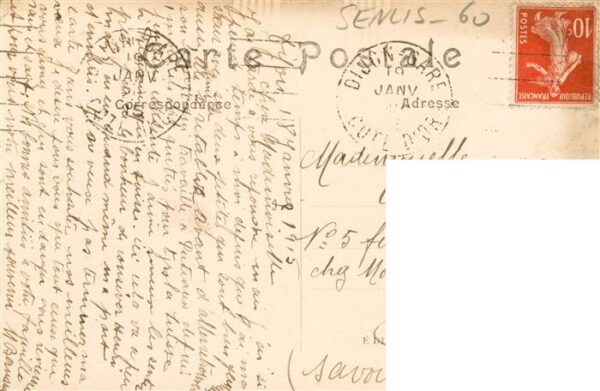 Senlis 60 Oise Grande Guerre de 1914 Rue incendiée Trü – Bild 2