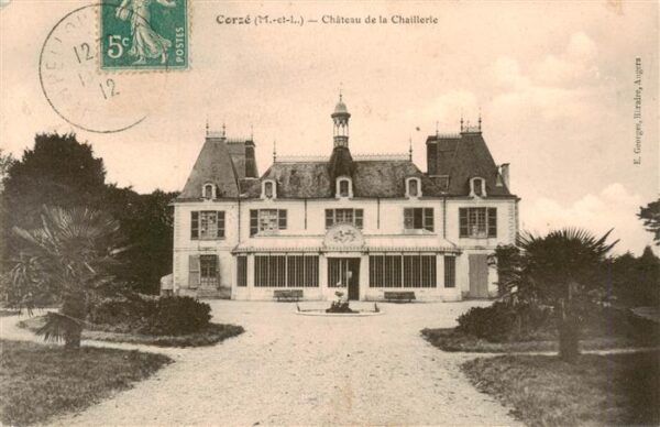Corze 49 Maine-et-Loire Château de la Chaillerie
