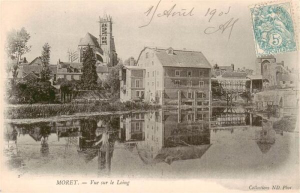 Moret-sur-Loing 77 Seine-et-Marne Vur sur le Loing
