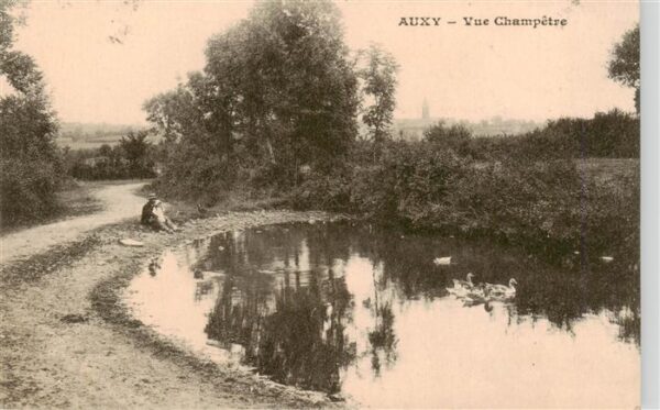 Auxy 71 Saone-et-Loire Vue Champêtre