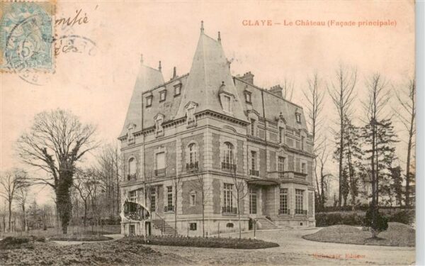 Claye-Souilly 77 Seine-et-Marne Château facade principale