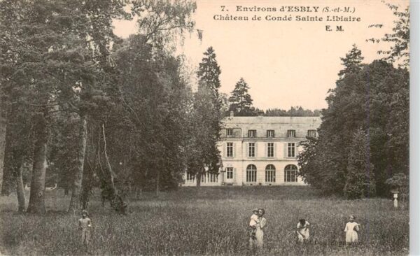 Esbly 77 Seine-et-Marne Château de Condé Sainte Libiaire