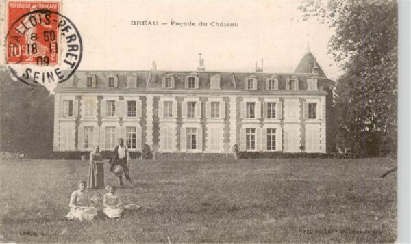 Breau 77 Seine-et-Marne Facade du Château