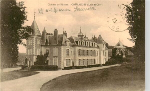 Coulanges 41 Loir-et-Cher Chateau de Rhocon