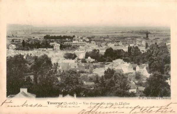 Taverny 95 Val-d Oise Vue d’ensemble prise de l'Eglise