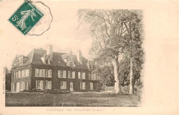 Chauvry 95 Val-d Oise Chateau de Chauvry
