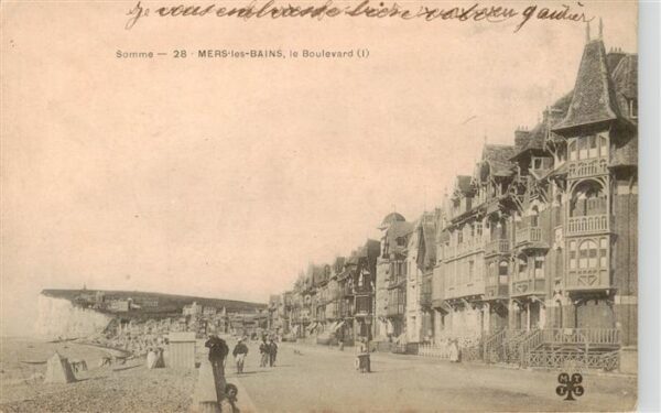 Mers-les-Bains 80 Somme Le Boulevard