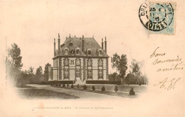 Yvoy-le-Marron 41  Loir-et-Cher Chateau du Val d'Arignan