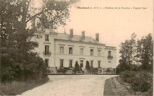 Mesland 41 Loir-et-Cher Chateau de la Touche Facade Sud