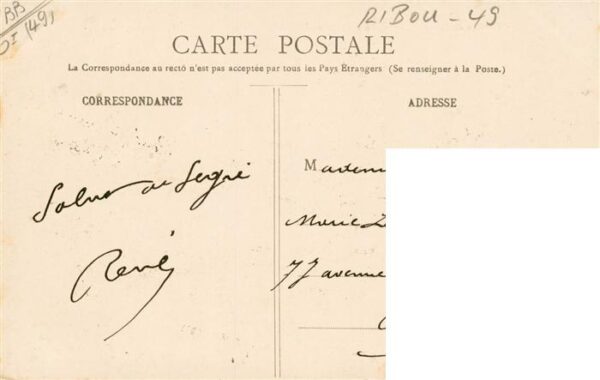 Ribou Chateau Erdre-en-Anjou Gene 49 Mai Chateau de Ribou Poste et Chemins de fe – Bild 2