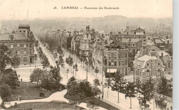 Cambrai 59 Nord Panorama des Boulevards