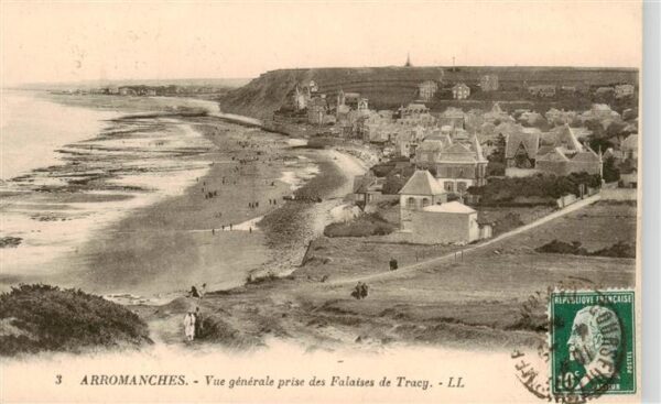 Arromanches-les-Bains 14 Calvados Vue generale prise des Falaises de Trac