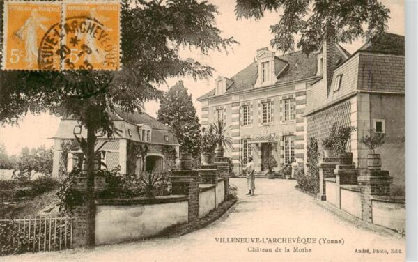 Villeneuve-l Archeveque 89 Yonne Chateau de la Mothe