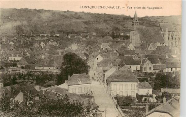 Saint-Julien-du-Sault 89 Yonne Vue prise de Vaugullain