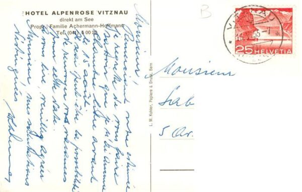 Vitznau Witznau Vierwaldstaettersee LU Hotel Alpenrose – Bild 2